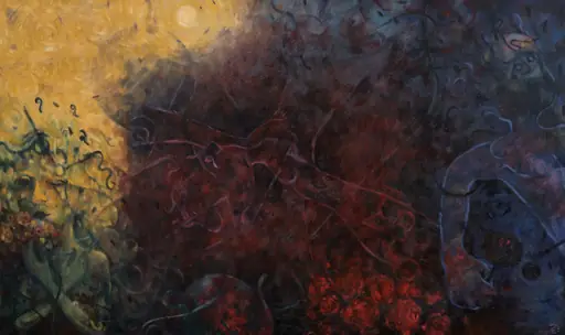 Enduring Echoes, 2021, oil on canvas